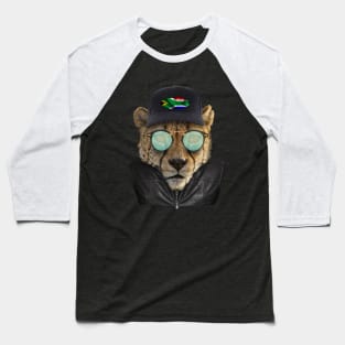 Wildlife Cheetah-dressed up joke Baseball T-Shirt
